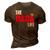 Mens The Dada Life Awesome Fathers Day 3D Print Casual Tshirt Brown