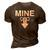 Mine Arrow With Uterus Pro Choice Womens Rights 3D Print Casual Tshirt Brown