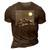 Mountains Nature Outdoor Adventure Nature Lover Gift 3D Print Casual Tshirt Brown