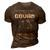 Never Underestimate The Power Of An Govan Even The Devil V8 3D Print Casual Tshirt Brown