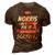 Norris Name Gift If Norris Cant Fix It Were All Screwed 3D Print Casual Tshirt Brown