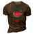 One In A Melon Papa Watermelon Family Matching 3D Print Casual Tshirt Brown