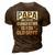 Papa Because Grandfather Fathers Day Dad 3D Print Casual Tshirt Brown