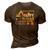 Pappy Birthday Crew Construction S Gift Birthday 3D Print Casual Tshirt Brown