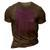 Purple And White Polka Dots 3D Print Casual Tshirt Brown