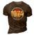 Retro 48 Years Old Vintage 1974 Limited Edition 48Th Birthday 3D Print Casual Tshirt Brown