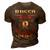 Russo Blood Run Through My Veins Name V6 3D Print Casual Tshirt Brown
