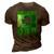 St Patricks Day One Lucky Dad Vintage Father Gift 3D Print Casual Tshirt Brown