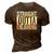 Straight Outta Oklahoma United States 3D Print Casual Tshirt Brown