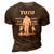 Tutu Grandpa Gift Tutu Best Friend Best Partner In Crime 3D Print Casual Tshirt Brown