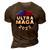 Ultra Maga Donald Trump Joe Biden America 3D Print Casual Tshirt Brown
