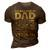 Veteran Best Kind Of Dad Raises A Veteran 91 Navy Soldier Army Military 3D Print Casual Tshirt Brown