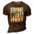 Vintage Straight Outta Pencils Gift 3D Print Casual Tshirt Brown