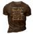 Wouldnt Change My Grandkids For The World Creative 2022 Gift 3D Print Casual Tshirt Brown