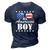 4Th July America Independence Day Patriot Usa Mens & Boys 3D Print Casual Tshirt Navy Blue