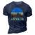 Arvada Colorado Mountains Vintage Retro 3D Print Casual Tshirt Navy Blue
