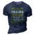 Ask Me About Trains Funny Train And Railroad 3D Print Casual Tshirt Navy Blue