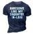 Awesome Like My Daughter-In-Law Father Mother Funny Cool 3D Print Casual Tshirt Navy Blue