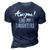 Awesome Like My Daughters Fathers Day Dad Joke 3D Print Casual Tshirt Navy Blue