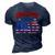 Awesome Like My Patriotic Dad 4Th Of July 3D Print Casual Tshirt Navy Blue