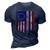 Betsy Ross Flag 1776 Not Offended Vintage American Flag Usa 3D Print Casual Tshirt Navy Blue