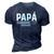 Camiseta En Espanol Para Nuevo Papa Cargando In Spanish 3D Print Casual Tshirt Navy Blue