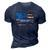 Choose Love Bills Vintage American Flag 3D Print Casual Tshirt Navy Blue