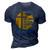 Christian School Graduation Gift Bible Verse 3D Print Casual Tshirt Navy Blue