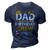 Dad Birthday Crew Construction Birthday Party Supplies 3D Print Casual Tshirt Navy Blue