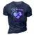 Epilepsy Awareness I Wear Purple For My Dad 3D Print Casual Tshirt Navy Blue