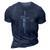 Faith Cross Jesus Believer Christian 3D Print Casual Tshirt Navy Blue