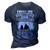 Father Grandpa Trust Me I Have A Freaking Awesome Son He Has Anger Issues 109 Family Dad 3D Print Casual Tshirt Navy Blue