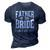 Father Of The Bride I Loved Her First 3D Print Casual Tshirt Navy Blue