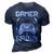 Gamer Daddy Video Gamer Gaming 3D Print Casual Tshirt Navy Blue