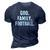 God Family Football For Women Men And Kids 3D Print Casual Tshirt Navy Blue