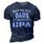 Gpa Grandpa Gift Only The Best Dads Get Promoted To Gpa 3D Print Casual Tshirt Navy Blue