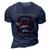 Groover Blood Runs Through My Veins Name 3D Print Casual Tshirt Navy Blue