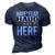 Have No Fear Haug Is Here Name 3D Print Casual Tshirt Navy Blue