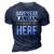 Have No Fear Langan Is Here Name 3D Print Casual Tshirt Navy Blue