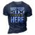 Have No Fear Six Is Here Name 3D Print Casual Tshirt Navy Blue