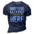 Have No Fear Treece Is Here Name 3D Print Casual Tshirt Navy Blue