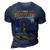 Hunting Only 3 Days In Week 3D Print Casual Tshirt Navy Blue