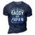 I Have Two Titles Daddy And Papaw I Rock Them Both 3D Print Casual Tshirt Navy Blue