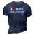 I Heart Hot Grandpas I Love Hot Grandpas 3D Print Casual Tshirt Navy Blue