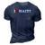 I Love Haiti - Red Heart 3D Print Casual Tshirt Navy Blue