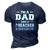 Im A Dad And A Preacher Nothing Scares Me Men 3D Print Casual Tshirt Navy Blue