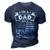 Im A Dad And Zoologist Funny Fathers Day & 4Th Of July 3D Print Casual Tshirt Navy Blue