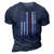 Jeet Kune Do American Flag 4Th Of July 3D Print Casual Tshirt Navy Blue