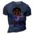 Juneteenth Is My Independence Day 4Th July Black Afro Flag 3D Print Casual Tshirt Navy Blue