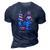 Love Para Life Gnome Usa Flag 4Th Of July Patriotic 3D Print Casual Tshirt Navy Blue